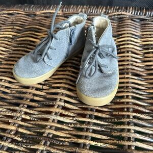 Gap Kids Chukka Boots Gray Suede size 8T